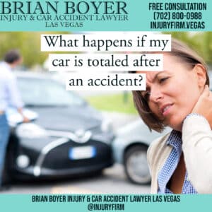What happens if my car is totaled after an accident