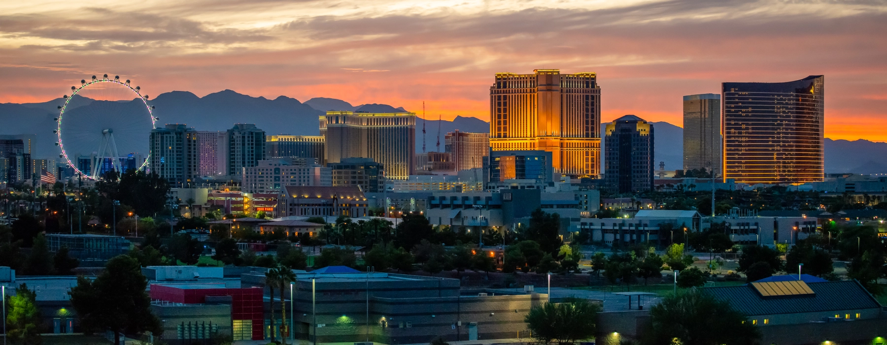 las vegas city skyline