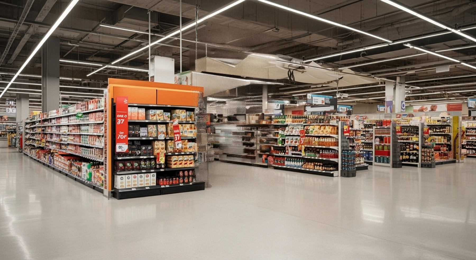 inside of a grocery store